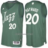 Camiseta Navidad 2016 Utah Jazz Gordon Hayward #20 Veder