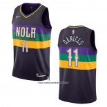 Camiseta New Orleans Pelicans Dyson Daniels #11 Ciudad 2022-23 Violeta