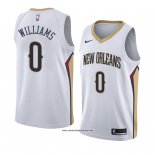 Camiseta New Orleans Pelicans Troy Williams #0 Association 2018 Blanco