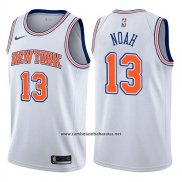 Camiseta New York Knicks Joakim Noah #13 Statement 2017-18 Blanco