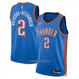 Camiseta Oklahoma City Thunder Shai Gilgeous-Alexander #2 Icon Azul