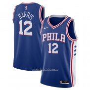 Camiseta Philadelphia 76ers Tobias Harris #12 Icon Azul