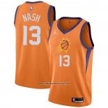 Camiseta Phoenix Suns Steve Nash #13 Statement 2021 Naranja