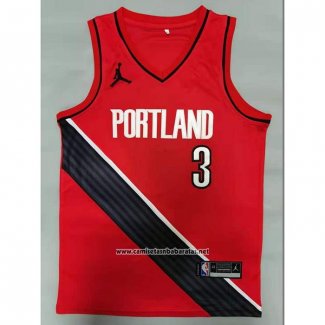 Camiseta Portland Trail Blazers C.j. McCollum #3 Icon 2020-21 Negro