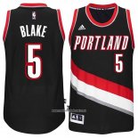 Camiseta Portland Trail Blazers Steve Blake #5 Negro
