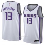 Camiseta Sacramento Kings Georgios Papagiannis #13 Association 2018 Blanco