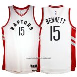 Camiseta Toronto Raptors Anthony Bennett #15 Blanco