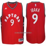 Camiseta Toronto Raptors Serge Ibaka #9 2016-17 Rojo