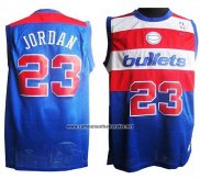 Camiseta Washington Wizards Michael Jordan #23 Retro Azul2