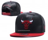 Gorra Chicago Bulls Negro Rojo2