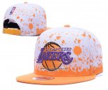 Gorra Los Angeles Lakers Blanco Naranja