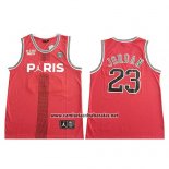 Camiseta AJ x PSG Jordan #23 Rojo
