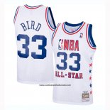 Camiseta All Star 1985 Larry Bird #33 Blanco