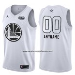 Camiseta All Star 2018 Golden State Warriors Nike Personalizada Blanco