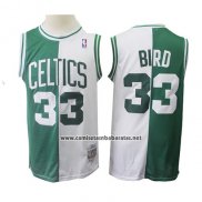 Camiseta Boston Celtics Larry Bird #33 Retro Verde Blanco
