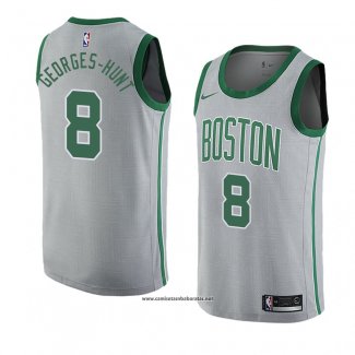 Camiseta Boston Celtics Marcus Georges-hunt #8 Ciudad 2018-19 Gris