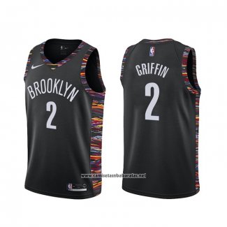 Camiseta Brooklyn Nets Blake Griffin #2 Ciudad Negro