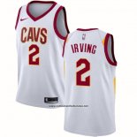 Camiseta Cleveland Cavaliers Kyrie Irving #2 Association 2017-18 Blanco
