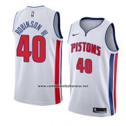 Camiseta Detroit Pistons Glenn Robinson Iii #40 Association 2018 Blanco
