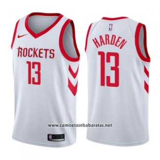 Camiseta Houston Rockets James Harden #13 Association 2019 Blanco