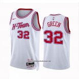 Camiseta Houston Rockets Jeff Green #32 Ciudad 2023-24 Blanco
