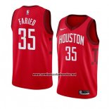 Camiseta Houston Rockets Kenneth Faried #35 Earned 2018-19 Rojo