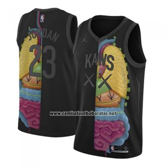 Camiseta KAWS x Jordan x NBA Negro