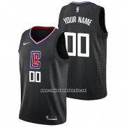 Camiseta Los Angeles Clippers Personalizada Statement 2019 Negroa