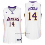 Camiseta Los Angeles Lakers Brandon Ingram #14 Blanco