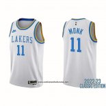 Camiseta Los Angeles Lakers Malik Monk #11 Classic 2022-23 Blanco