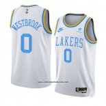 Camiseta Los Angeles Lakers Russell Westbrook #0 Classic 2022-23 Blanco