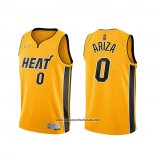 Camiseta Miami Heat Trevor Ariza #0 Earned 2020-21 Oro