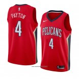 Camiseta New Orleans Pelicans Elfrid Payton #4 Statement 2018 Rojo