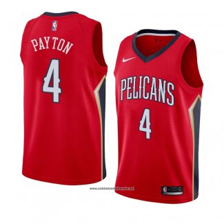 Camiseta New Orleans Pelicans Elfrid Payton #4 Statement 2018 Rojo