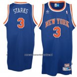 Camiseta New York Knicks John Starks #3 Retro Azul