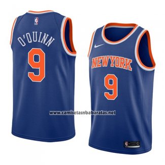 Camiseta New York Knicks Kyle O'quinn #9 Icon 2018 Azul
