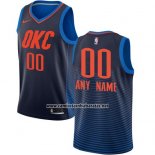 Camiseta Oklahoma City Thunder Nike Personalizada 2017-18 Azul