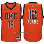 Camiseta Oklahoma City Thunder Steven Adams #12 Naranja