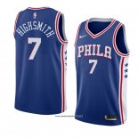 Camiseta Philadelphia 76ers Haywood Highsmith #7 Icon 2018 Azul
