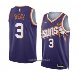 Camiseta Phoenix Suns Bradley Beal #3 Icon 2023-24 Violeta