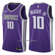 Camiseta Sacramento Kings Frank Mason Iii #10 Icon 2017-18 Violeta