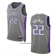 Camiseta Sacramento Kings Richaun Holmes #22 Ciudad 2022-23 Gris