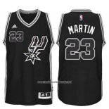 Camiseta San Antonio Spurs Kevin Martin #23 Negro