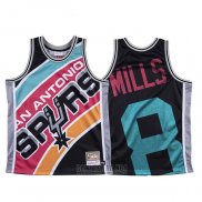 Camiseta San Antonio Spurs Patty Mills #8 Mitchell & Ness Big Face Negro