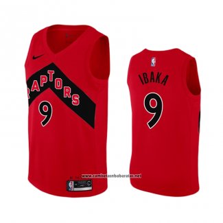Camiseta Toronto Raptors Serge Ibaka #9 Icon 2020-21 Rojo