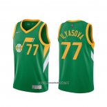 Camiseta Utah Jazz Donovan Ersan Ilyasova #77 Earned 2020-21 Verde