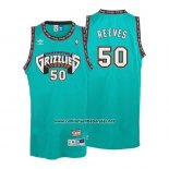 Camiseta Vancouver Grizzlies Bryant Reeves #50 Historic Retro Verde