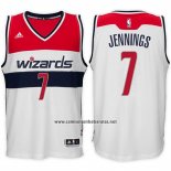 Camiseta Washington Wizards Brandon Jennings #7 Blanco